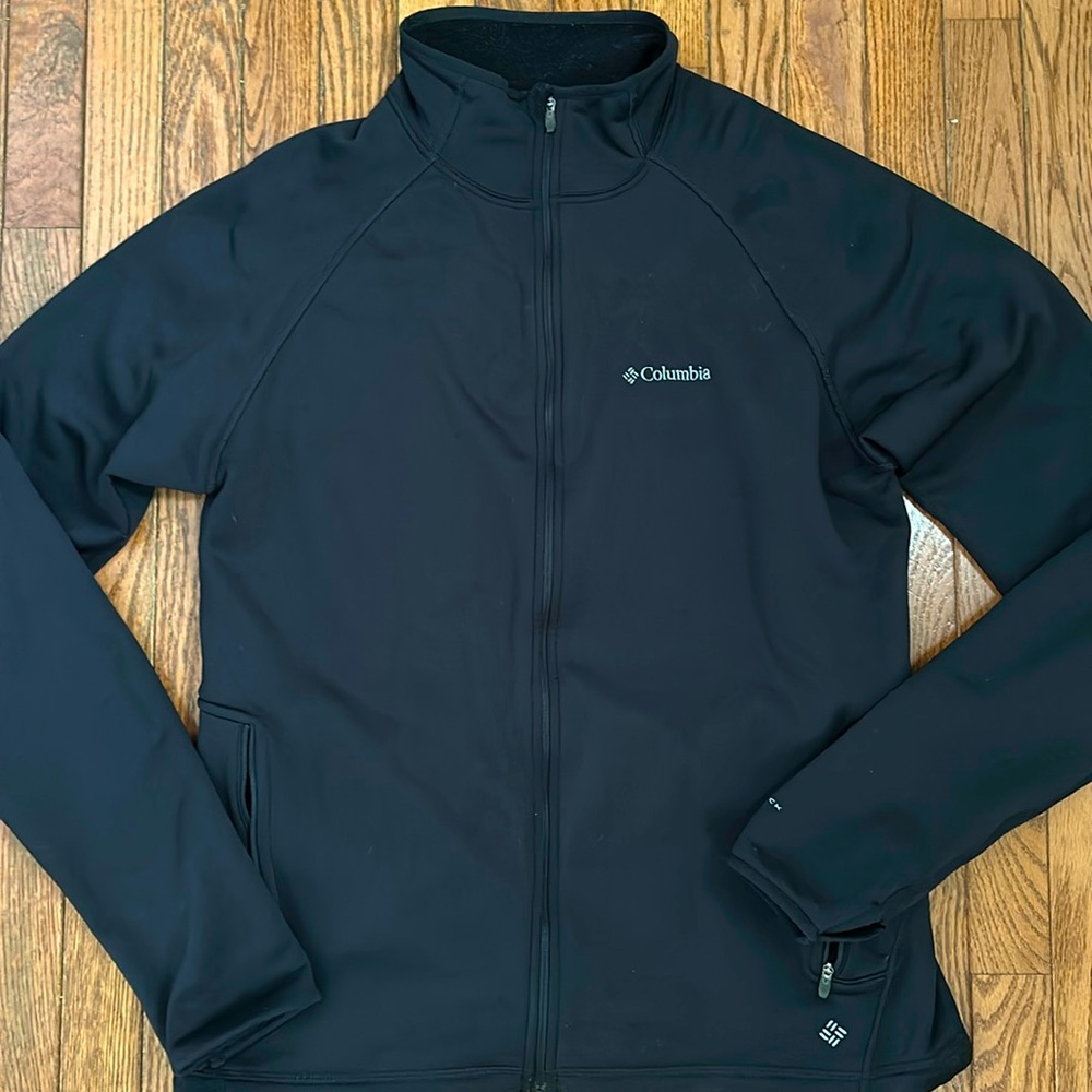 Columbia zip up tech fleece jacket